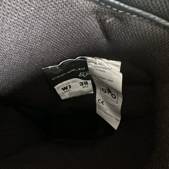 Fox Racing Comp Motocross Boots Women's Size 7  US 39 EU - Picture 11 of 11